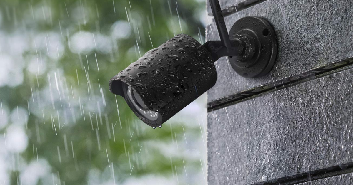 Камера работает под дождём