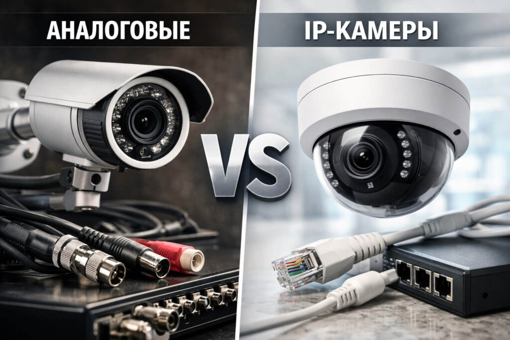 IP и аналоговые камеры