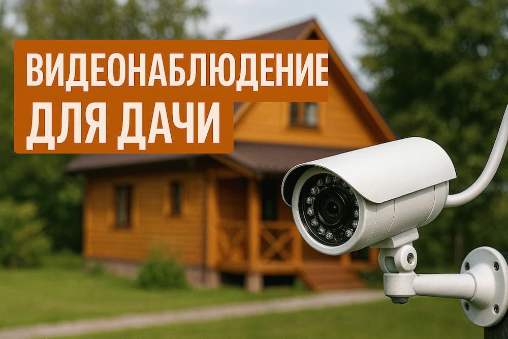 Видеонаблюдение для загородного дома
