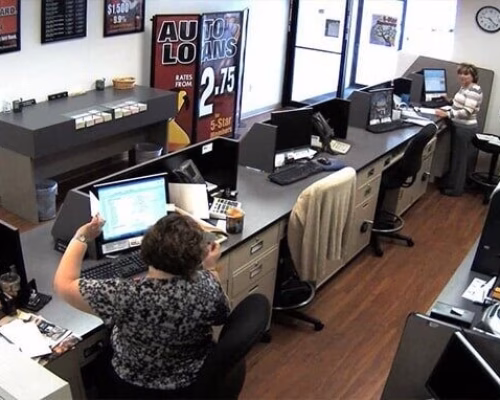 Камера наблюдения в бухгалтерии