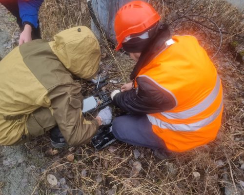 Сварка оптики в рамках договора обслуживания видеонаблюдения